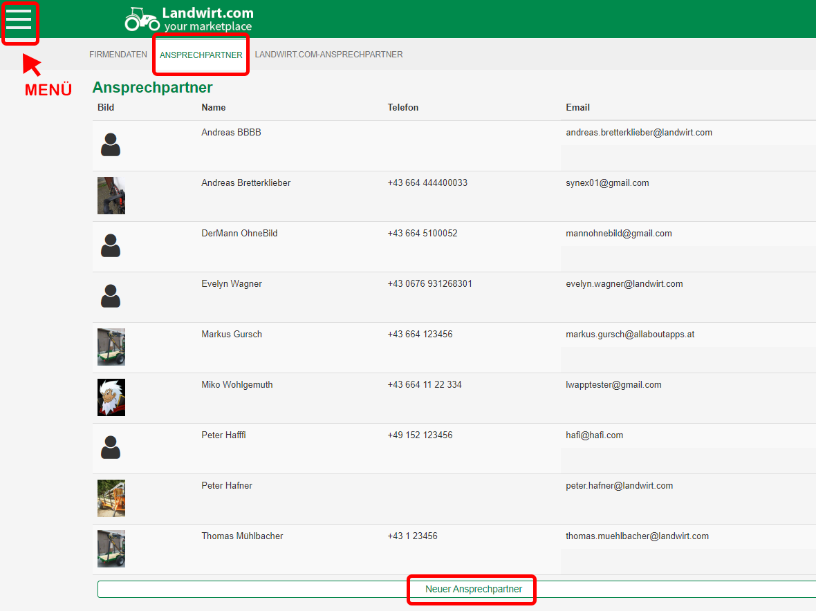 Ansprechpartner Kopie