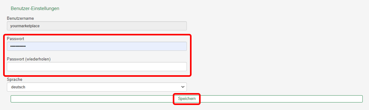 PW ändern