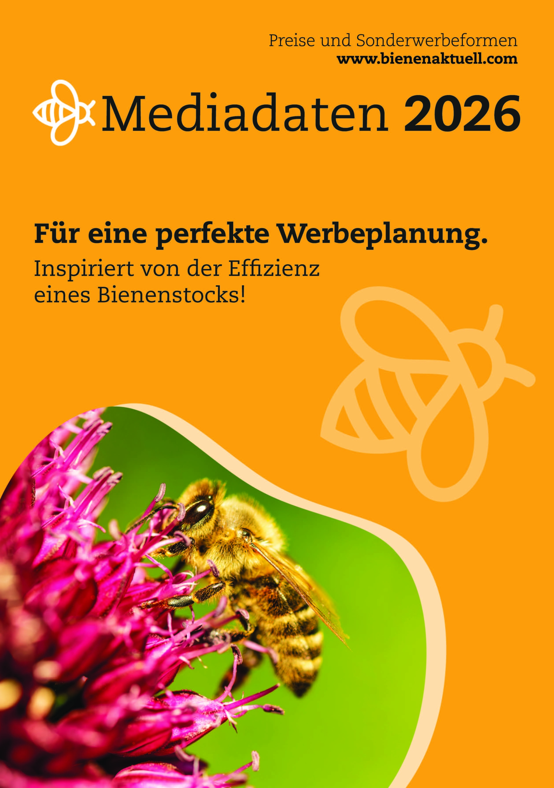 Titelseite Mediadaten 2026 Bienen aktuell