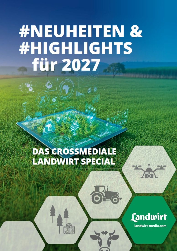 Titelseite der Mediadaten für #Neuheiten und #Highlights für 2027